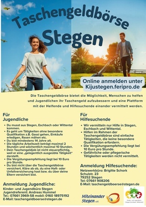 Die Taschengeldb�rse im Detail