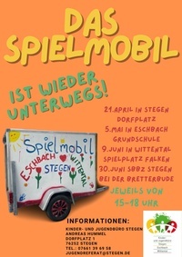 Das Spielmobil ist wieder unterwegs! Das Spielmobil ist wieder unterwegs!